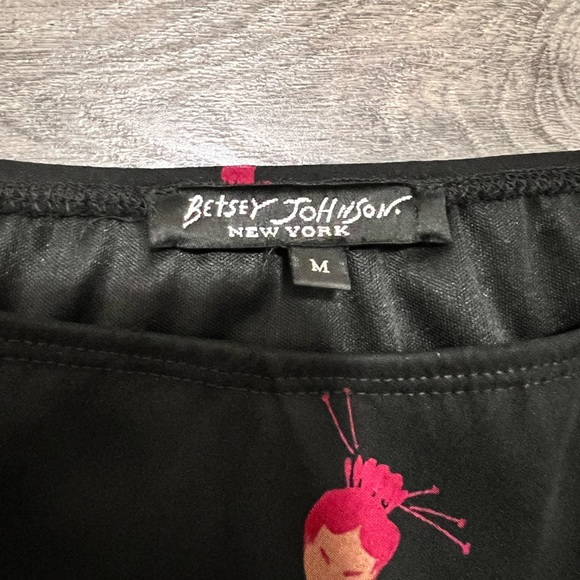 🚫SOLD🚫 Vintage Betsey Johnson Geisha Skirt 100% Silk - Picture 2 of 4